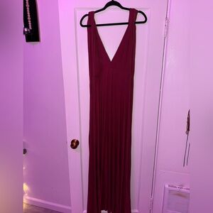 Wrap Backless Maxi Dress